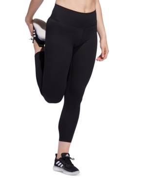 Shop Adidas Originals Women's Believe This 2.0 High-rise 7/8 Length Leggings In Black