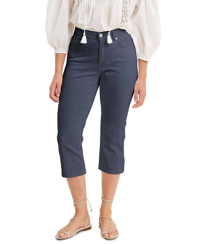 Levi's Cropped Mid-Stretch Jeans & Reviews - Jeans - Juniors - Macy's