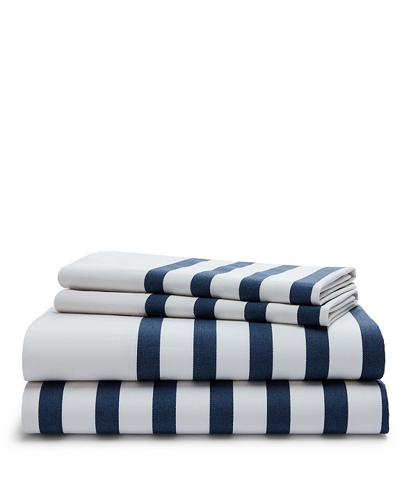 Lauren Ralph Lauren Evan Stripe California King Sheet Set & Reviews