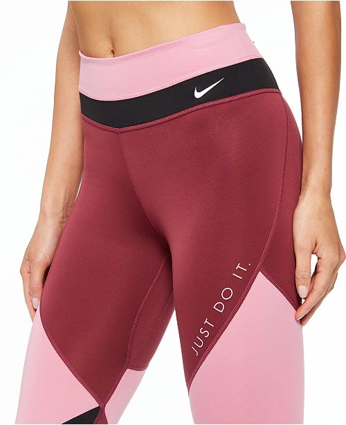 Nike Women's One Dri-FIT Colorblocked Leggings & Reviews - Women - Macy's