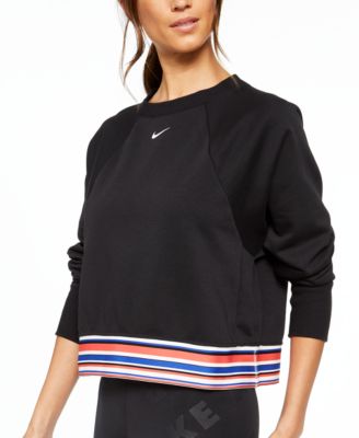 macy's nike crop top