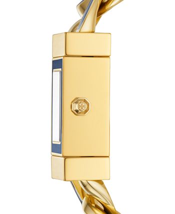 Tory Burch - Women's Tilda Blue & Gold-Tone Stainless Steel Bracelet Watch 22mm