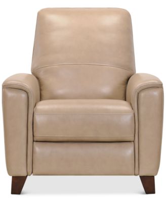 Brayna 35" Classic Leather Pushback Recliner, Created for Macy's