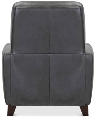 Brayna 35" Classic Leather Pushback Recliner, Created for Macy's