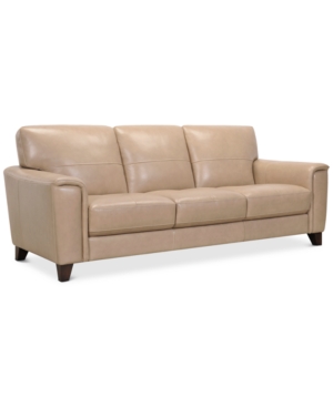 FURNITURE BRAYNA 88" CLASSIC LEATHER SOFA, CREATED FOR MACY'S