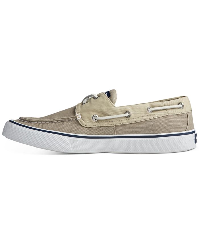 Sperry Men's Bahama II Nautical White Boat Shoes & Reviews - All Men's ...