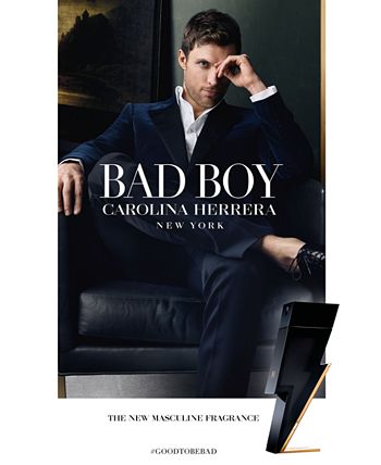 Bad Boy by Carolina Herrera 3.4 oz Fresh EDT Power Up Cologne for