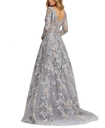 MAC DUGGAL Floral Embroidered Gown - Macy's