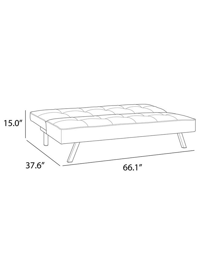 Lifestyle Solutions Serta Carmel 3Position Convertible Futon Macy's