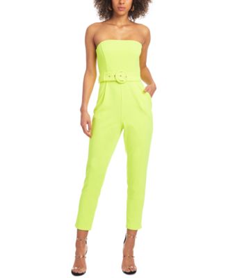 macy's yellow jumpsuit