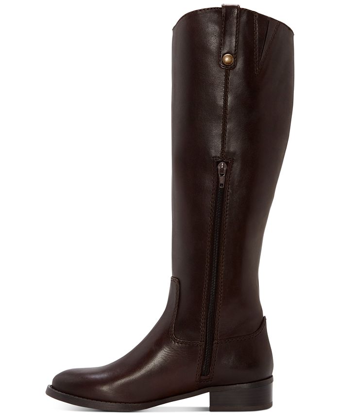 INC International Concepts Fawne Riding Leather Boots, Created for Macy ...