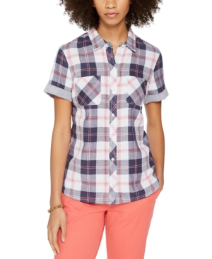 image of Tommy Hilfiger Plaid Camp Shirt
