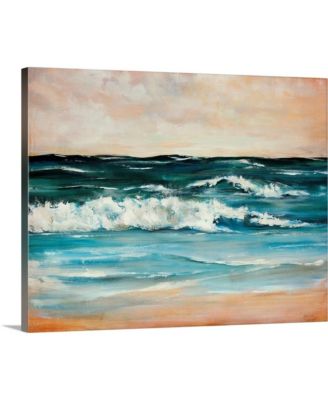 20 in. x 16 in. "Ocean Light II" by  Sydney Edmunds Canvas Wall Art