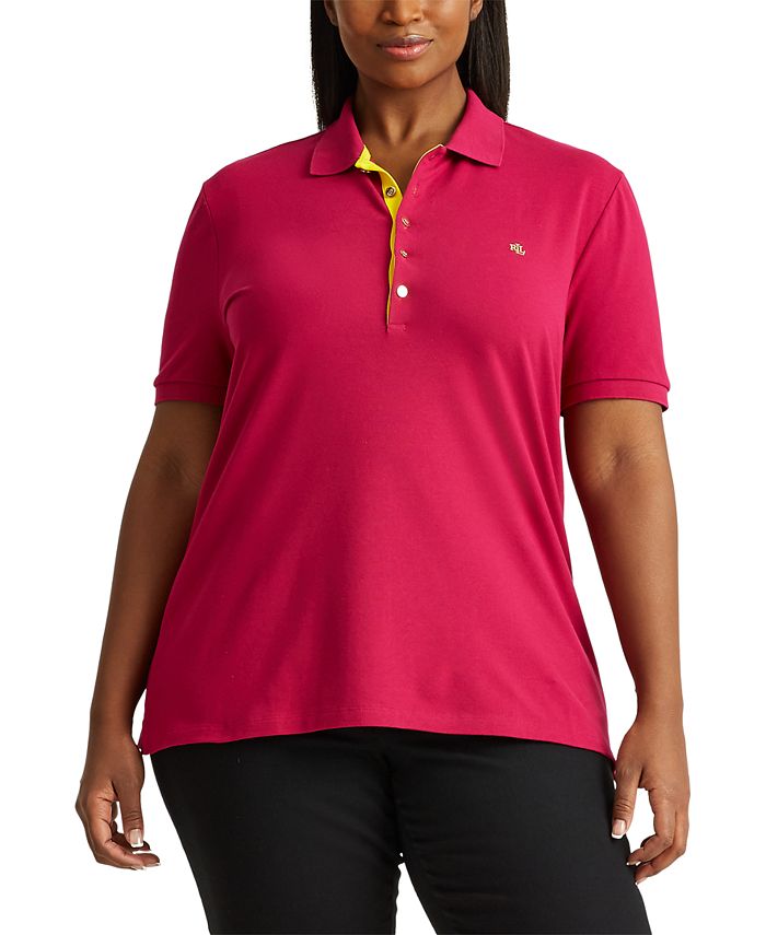 Lauren Ralph Lauren Plus-Size Polo Shirt - Macy's