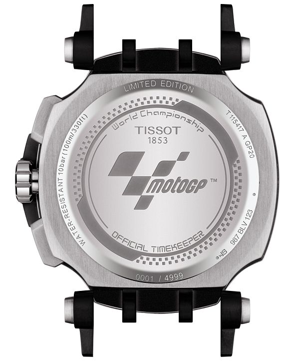 Tissot Men S Swiss Chronograph T Race Motogp 2020 Black Rubber Strap Watch 48mm Limited