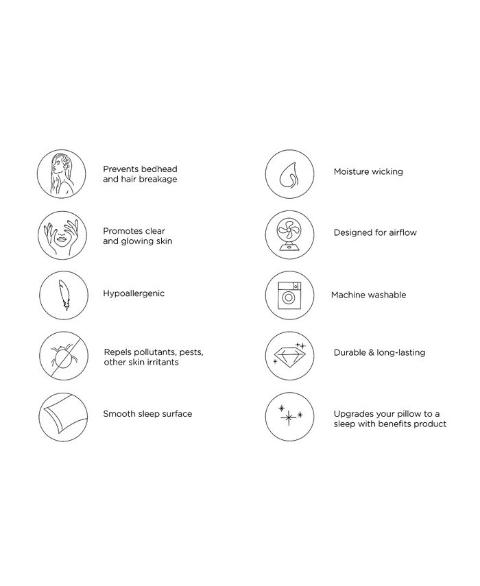 SHINE by NIGHT NIGHT TriSilk Moistuizing Beauty Pillowcase King Macy's