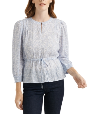 image of Lucky Brand Abby Peplum Top