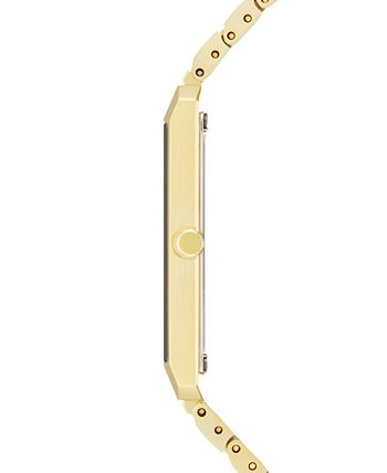 Citizen - Unisex Stiletto Gold-Tone Stainless Steel Bracelet Watch 28x38mm