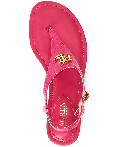 ralph lauren ellington flat sandals