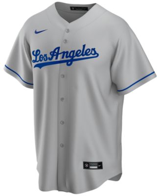 Nike Men's Los Angeles Dodgers Official Blank Replica Jersey - Macy's