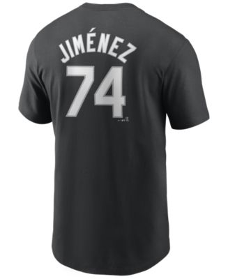 Youth Nike Eloy Jimenez Black Chicago White Sox Player Name & Number T-Shirt