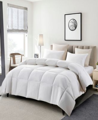White Goose Feather & Down Fiber All Season Comforter, Full/Queen