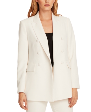VINCE CAMUTO DOUBLE-BREASTED OPEN-FRONT JACKET