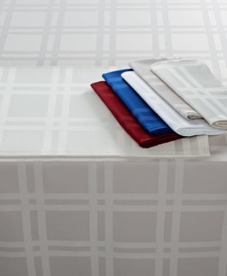 Martha Stewart Collection - Skylight Plaid Tablecloth 60" x 102"
