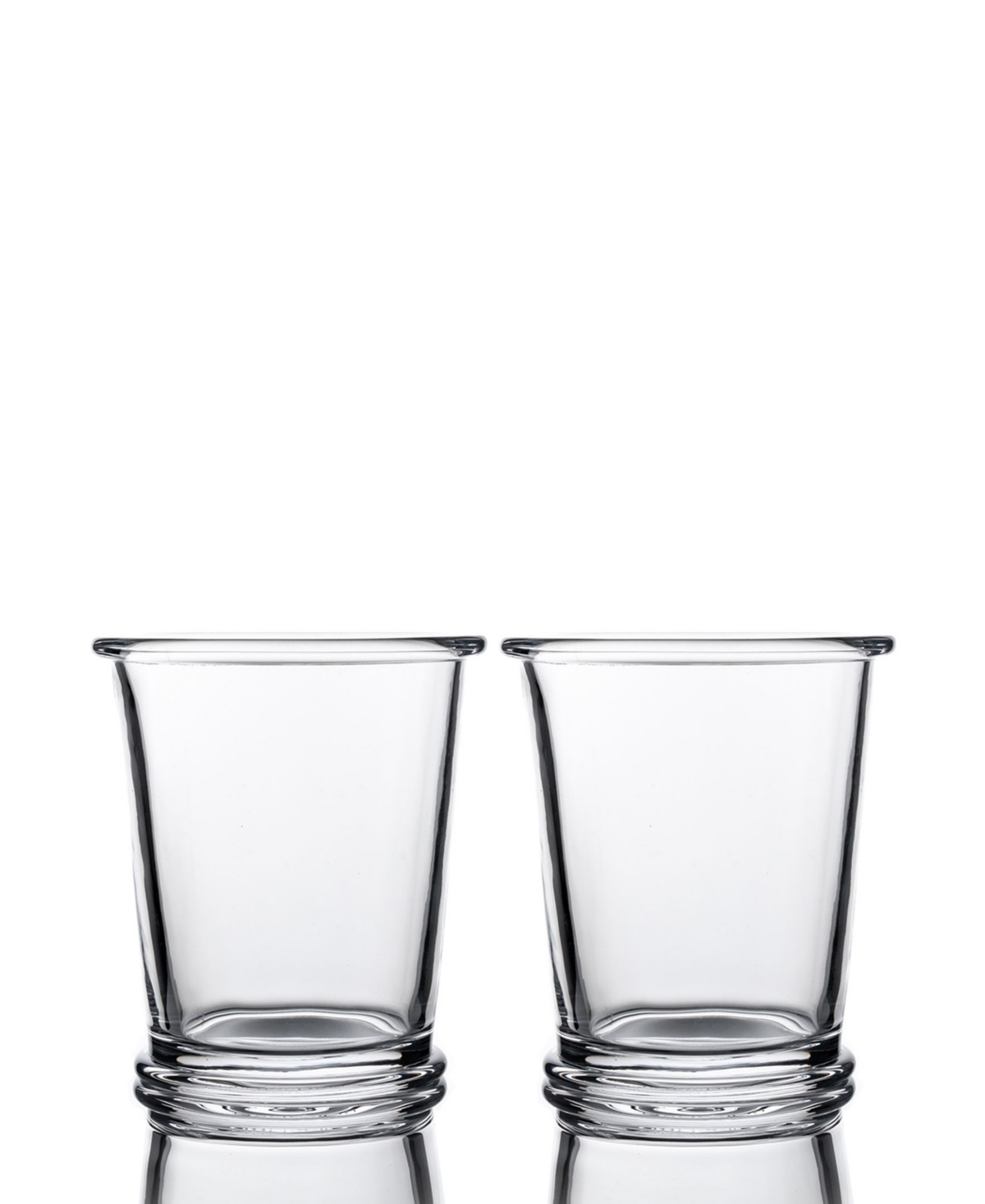 Bomshbee Ring Double Old Fashioned Glasses - Set of 2