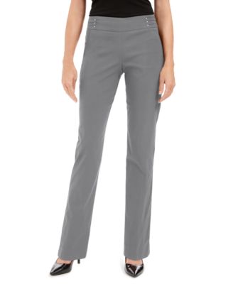 womens gray work pants