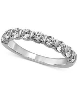 image of Diamond Bar Band (1 ct. t.w.) in 14k White Gold