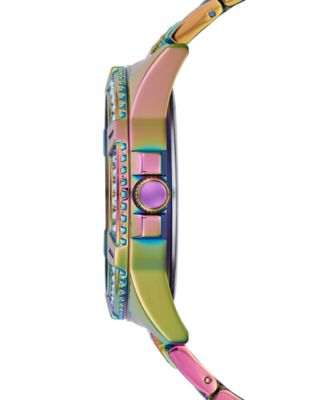 Women's Rainbow Stainless Steel Bracelet Watch 40mm