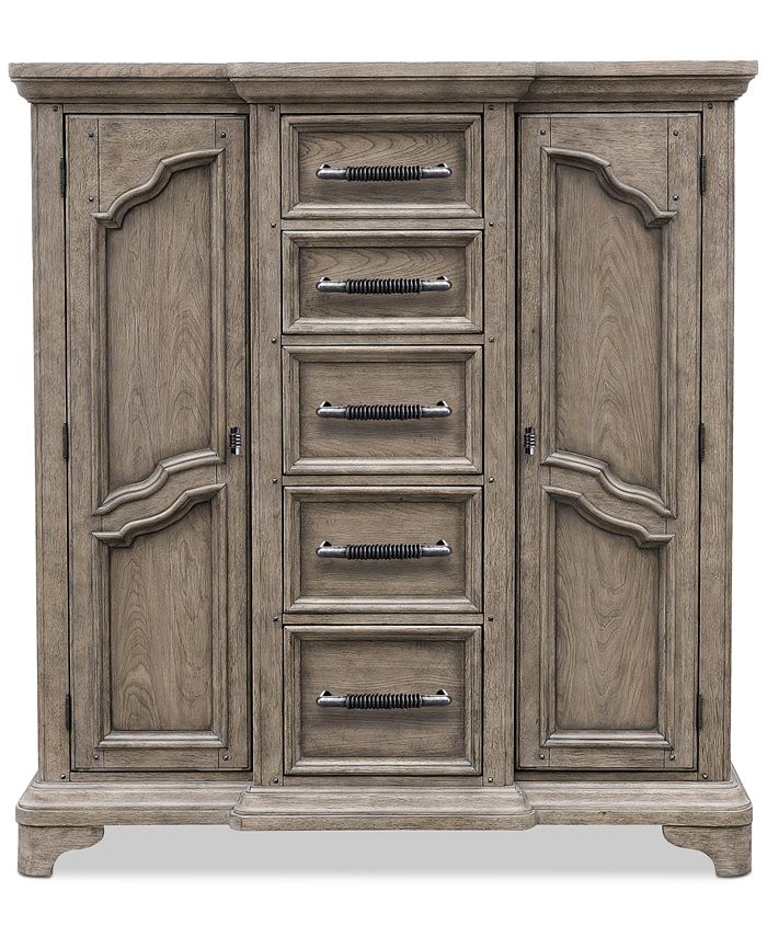 Furniture Bristol Bedroom Chest with Doors Macy's