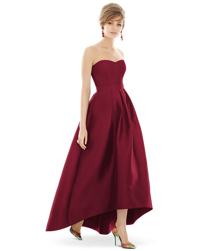 alfred sung strapless high low