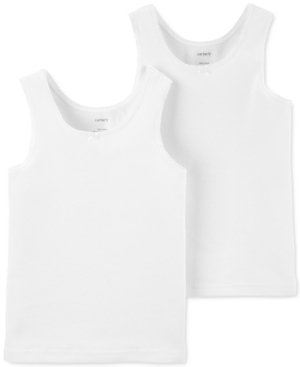 Carter's Little & Big Girls 2-Pk Cotton Tank Tops