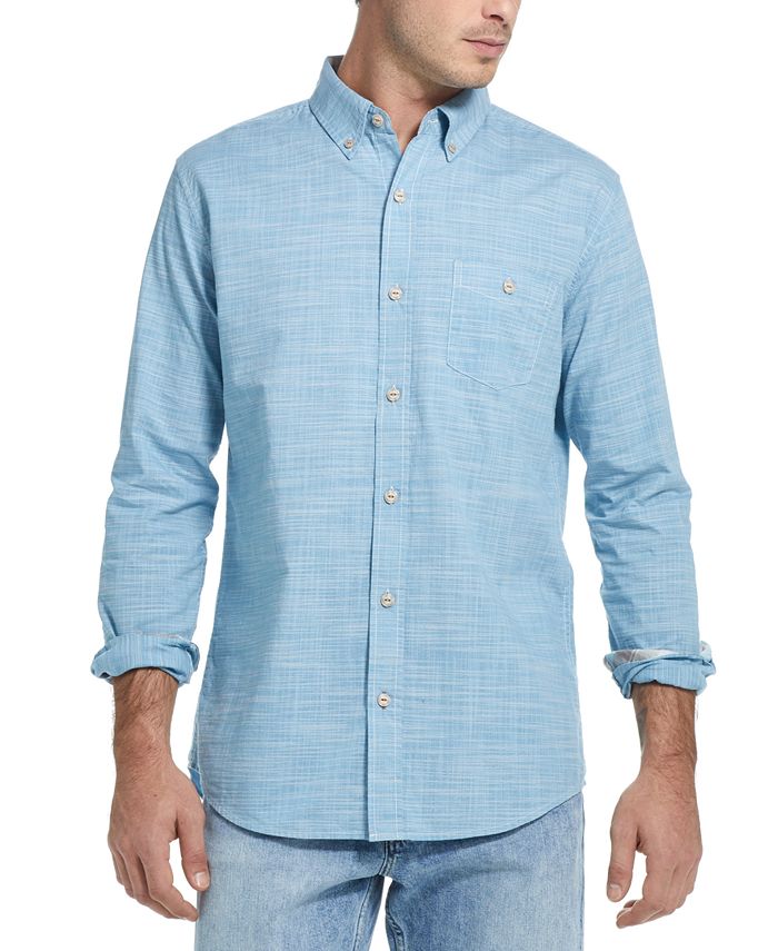 Weatherproof Vintage Men's Solid Long Sleeve Shirt - Macy's