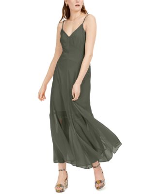 crinkle maxi dress