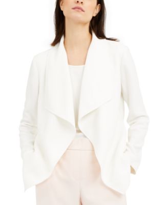 Alfani - Draped Jacquard Jacket