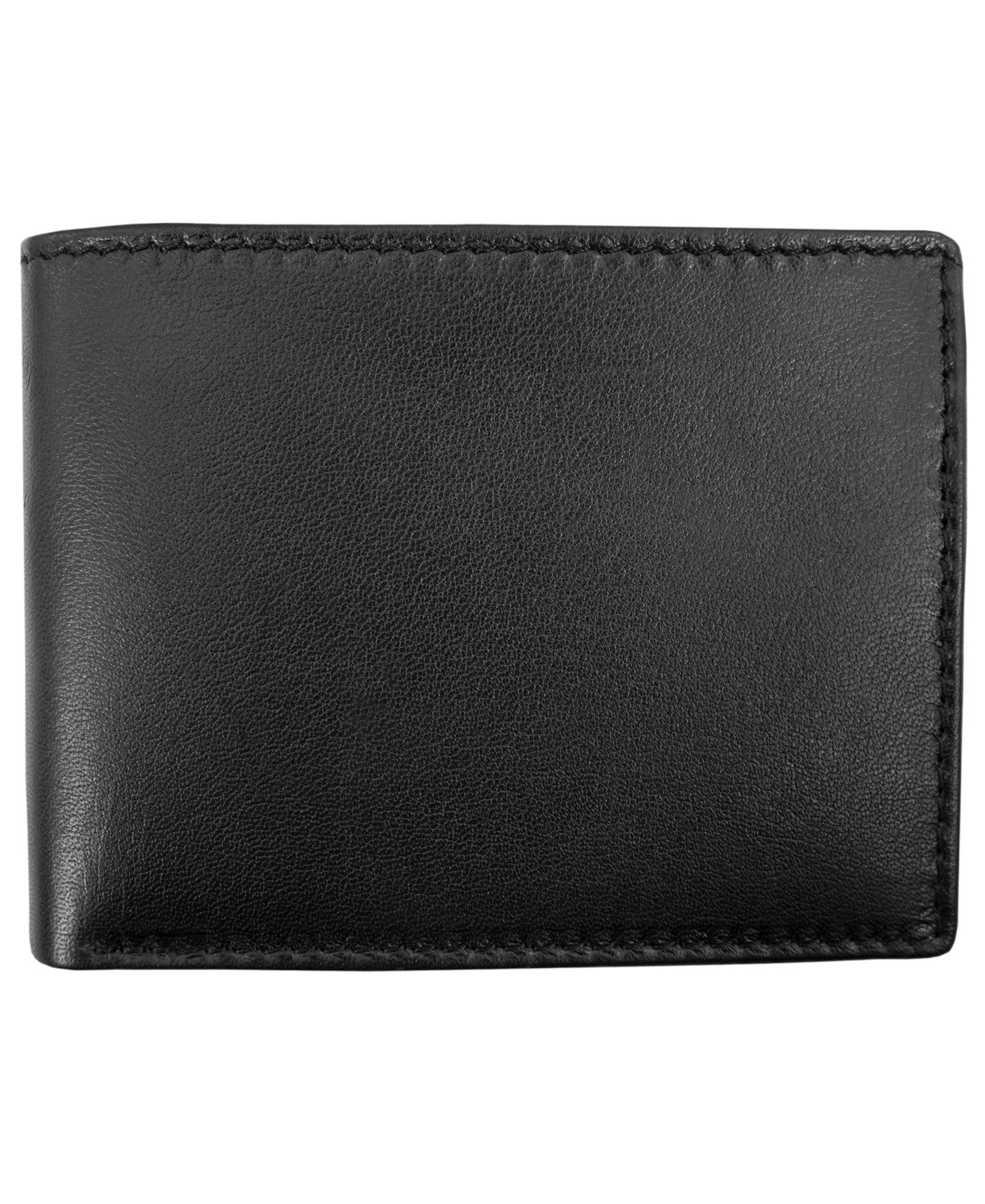 Мужской кошелёк Status Leather Wallet, цвет: Чёрный — фото 1