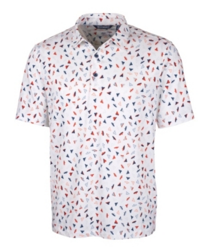 Cutter & Buck Men's Pike Pandion Print Polo Shirt