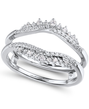 image of Diamond (1/3 ct. t.w.) Ring Enhancer in 14K White Gold