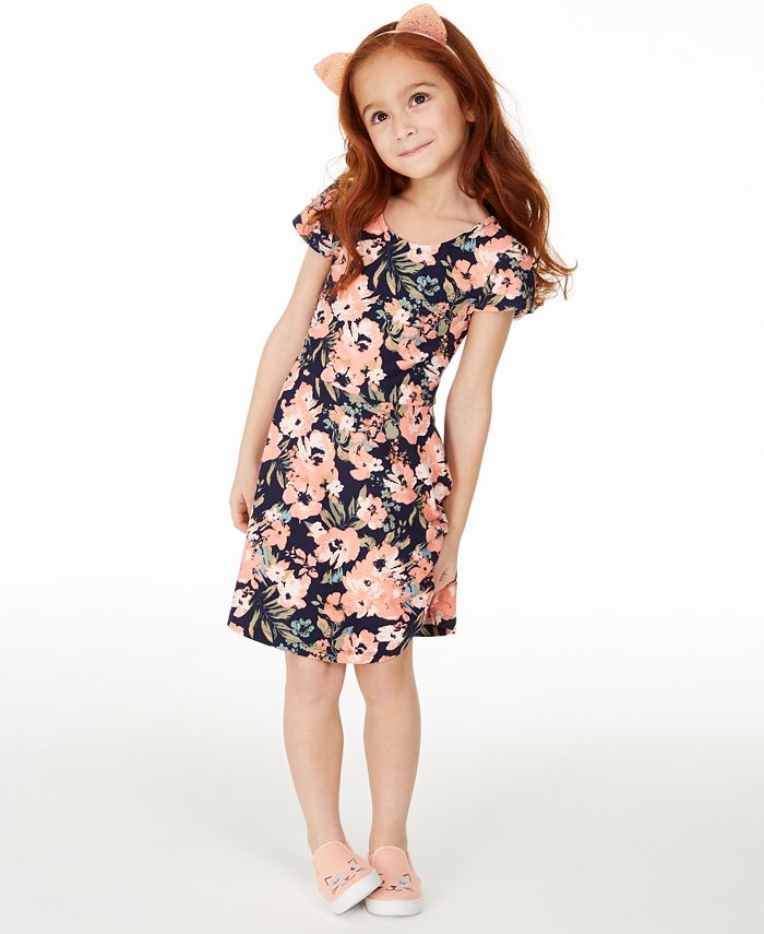 Epic Threads Toddler Girls Floral-Print Dress, Created for Macy's - Macy's