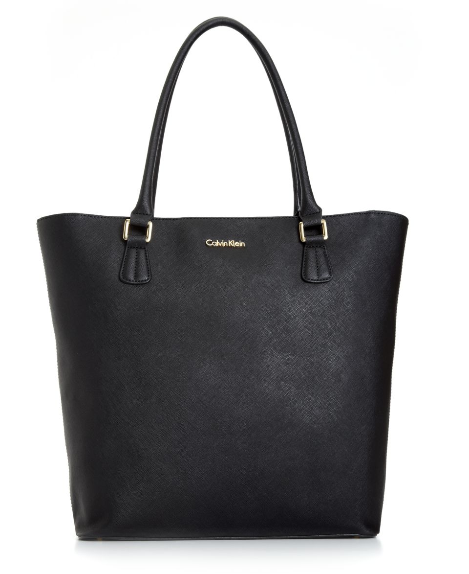 Calvin Klein On My Corner Saffiano Tote   Handbags & Accessories