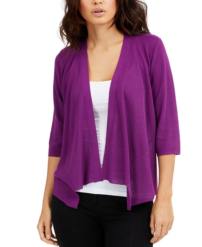 Alfani Draped Open Front Cardigan Created for Macy s Macy s