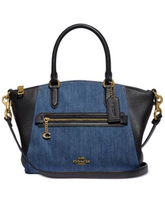 coach denim crossbody bag