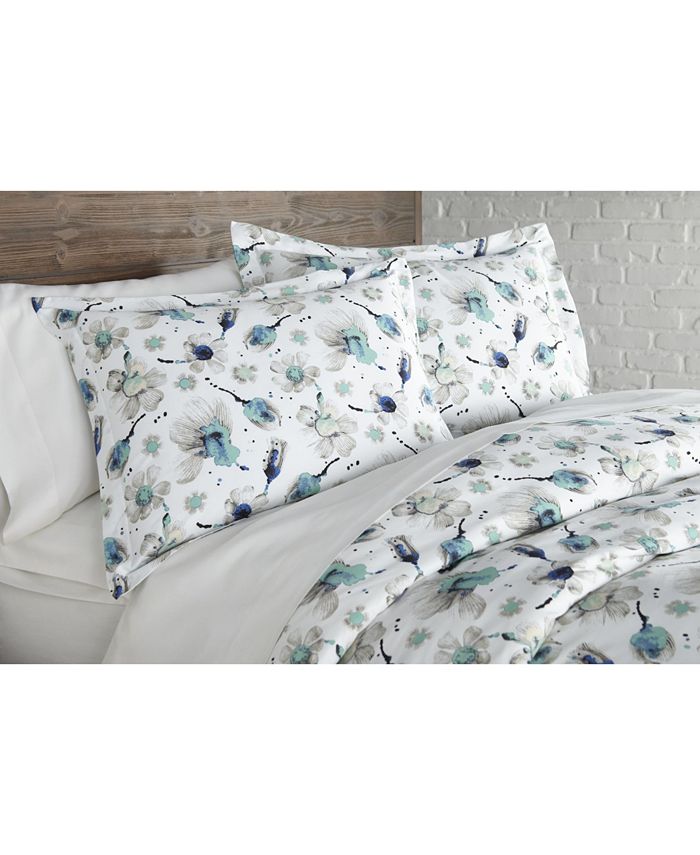 Southshore Fine Linens Watercolor Symphony Luxury Cotton Sateen Duvet