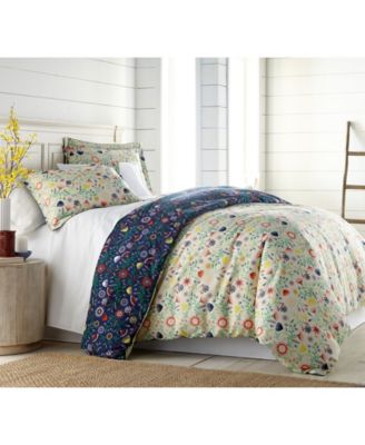 Boho Bloom Duvet Cover Set, Queen