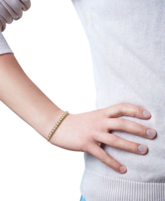 Diamond Bolo Bracelet (1/2 ct. t.w.) in Sterling Silver, 14k Gold-Plated Sterling Silver or 14k Rose Gold-Plated Sterling Silver, Created for Macy's