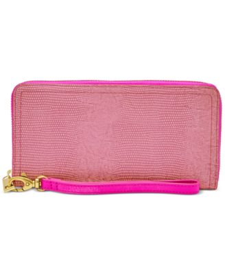Fossil - Logan Leather Zip-Around Clutch