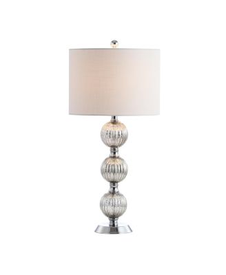 Rita 30.5" Silvered Orbs Glass, Led Table Lamp